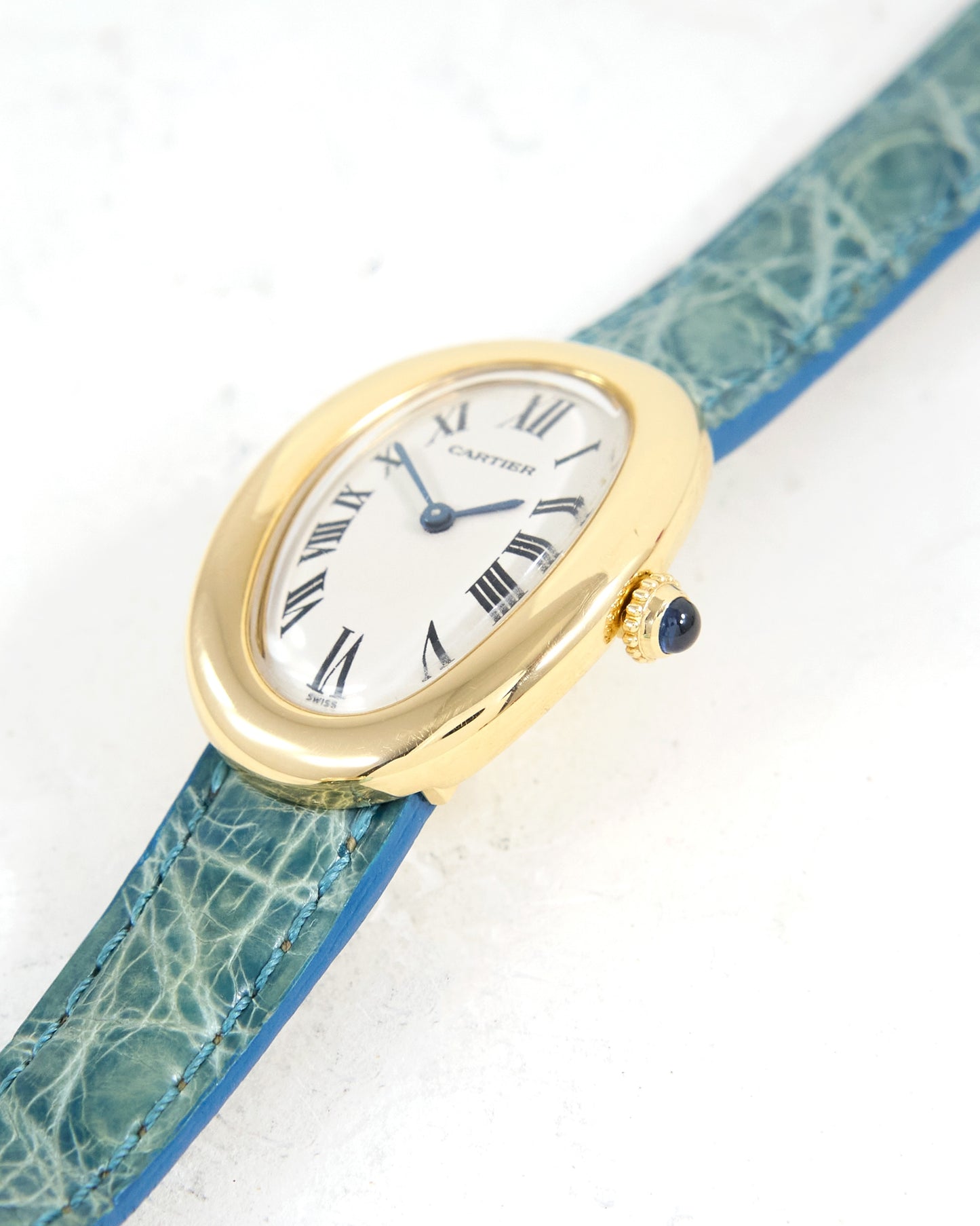 Cartier Baignoire in Yellow Gold with Deployant Clasp