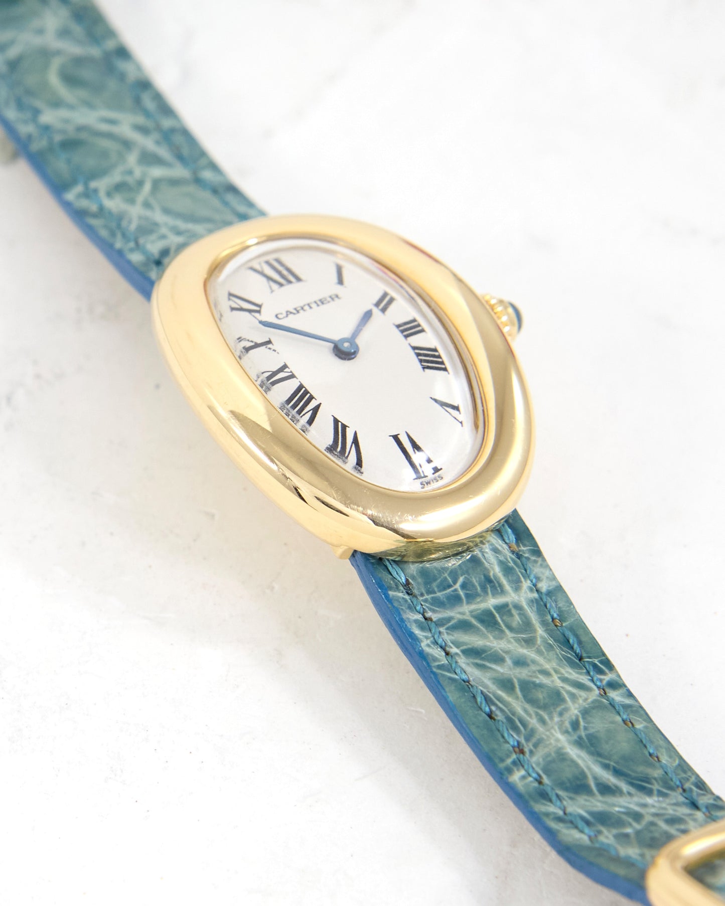 Cartier Baignoire in Yellow Gold with Deployant Clasp