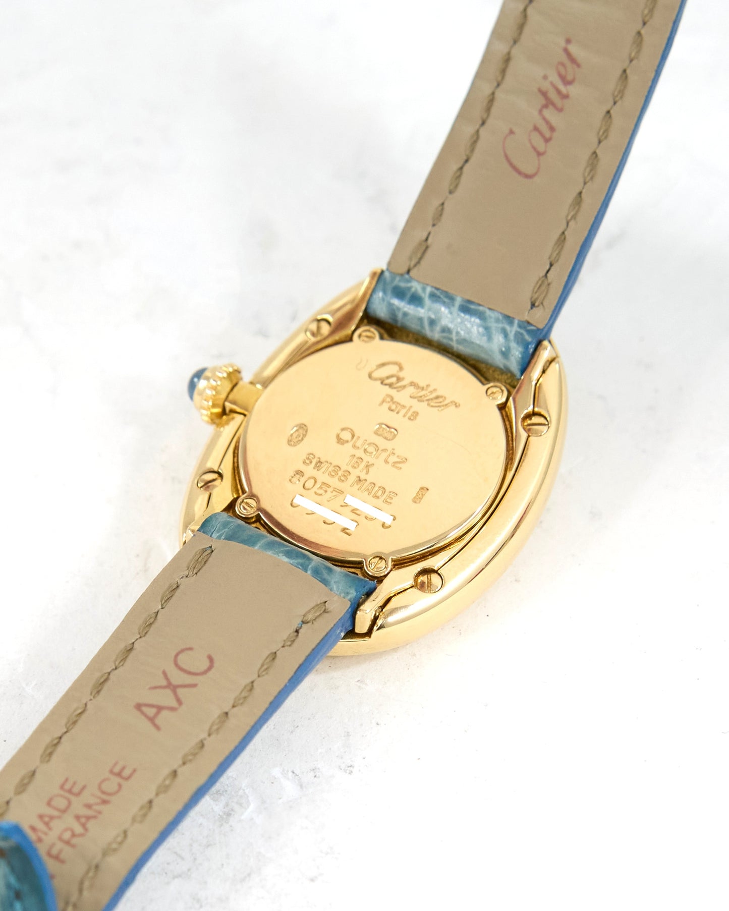 Cartier Baignoire in Yellow Gold with Deployant Clasp