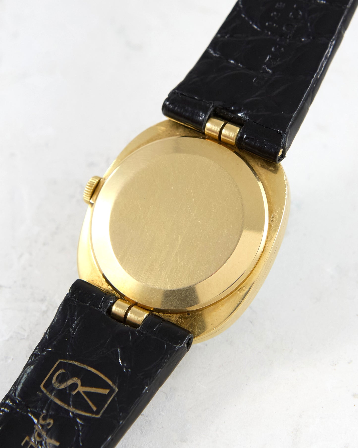 Patek Philippe Ellipse 3648 Blue Dial on Leather Strap with Ellipse Buckle