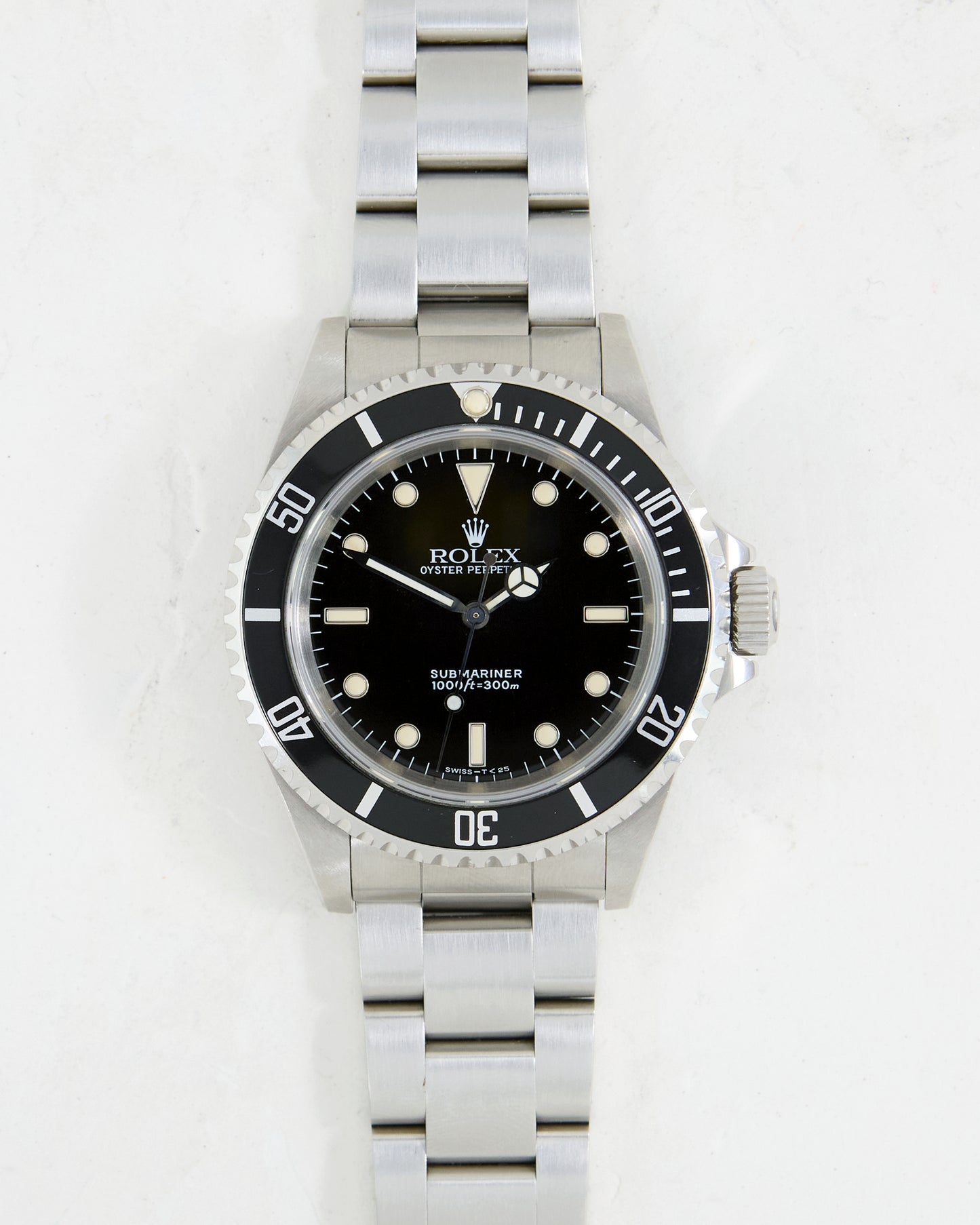 ROLEX SUBMARINER CREAMY MARKERS WITH PAPERS ON OYSTER BRACELET