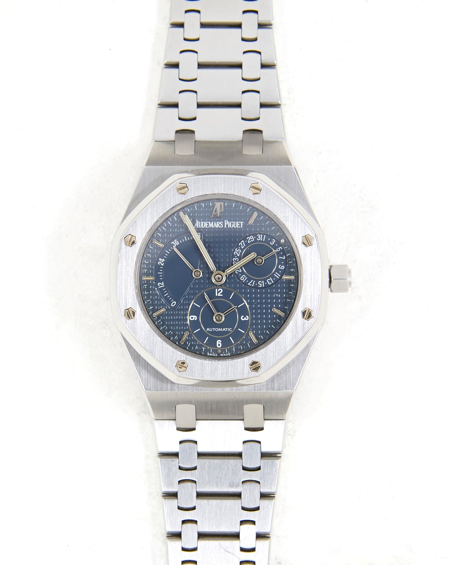Audemars Piguet Royal Oak Dual Time 25730ST "Blue MKII" in Steel Case and Bracelet