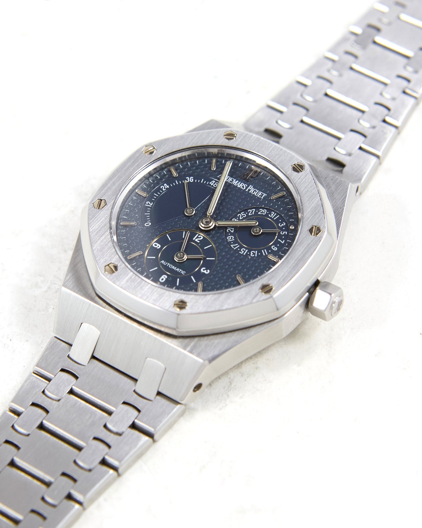 Audemars Piguet Royal Oak Dual Time 25730ST "Blue MKII" in Steel Case and Bracelet