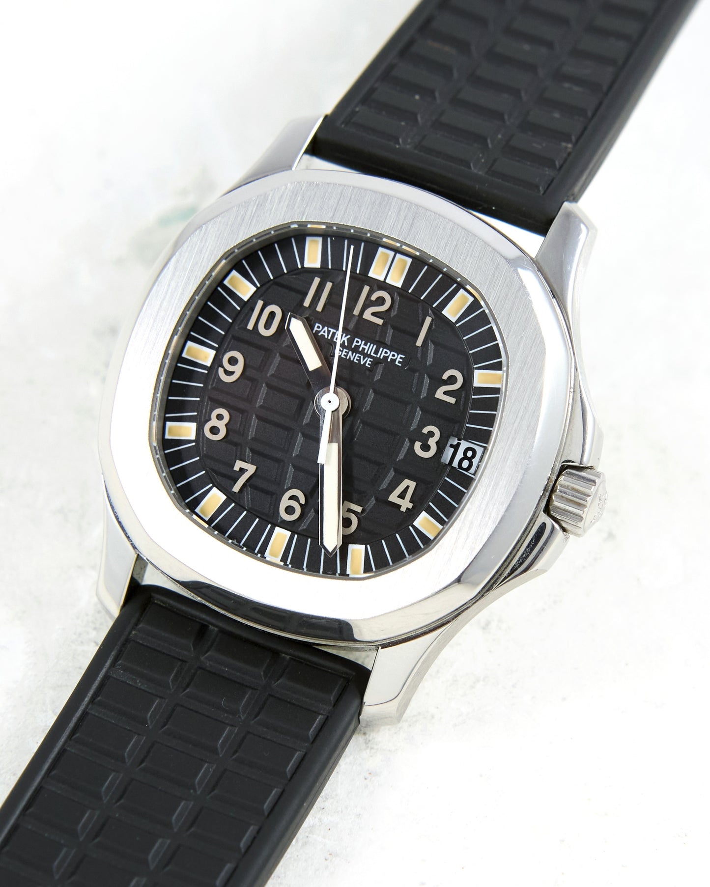 Patek Philippe Aquanaut 5066a in Steel Case on Rubber Strap