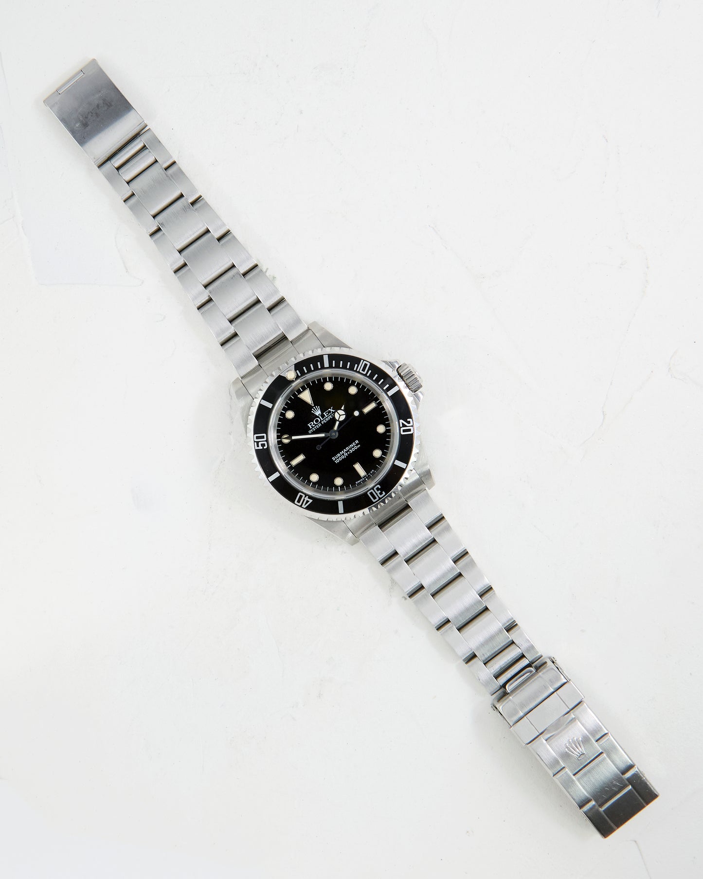 ROLEX SUBMARINER CREAMY MARKERS WITH PAPERS ON OYSTER BRACELET