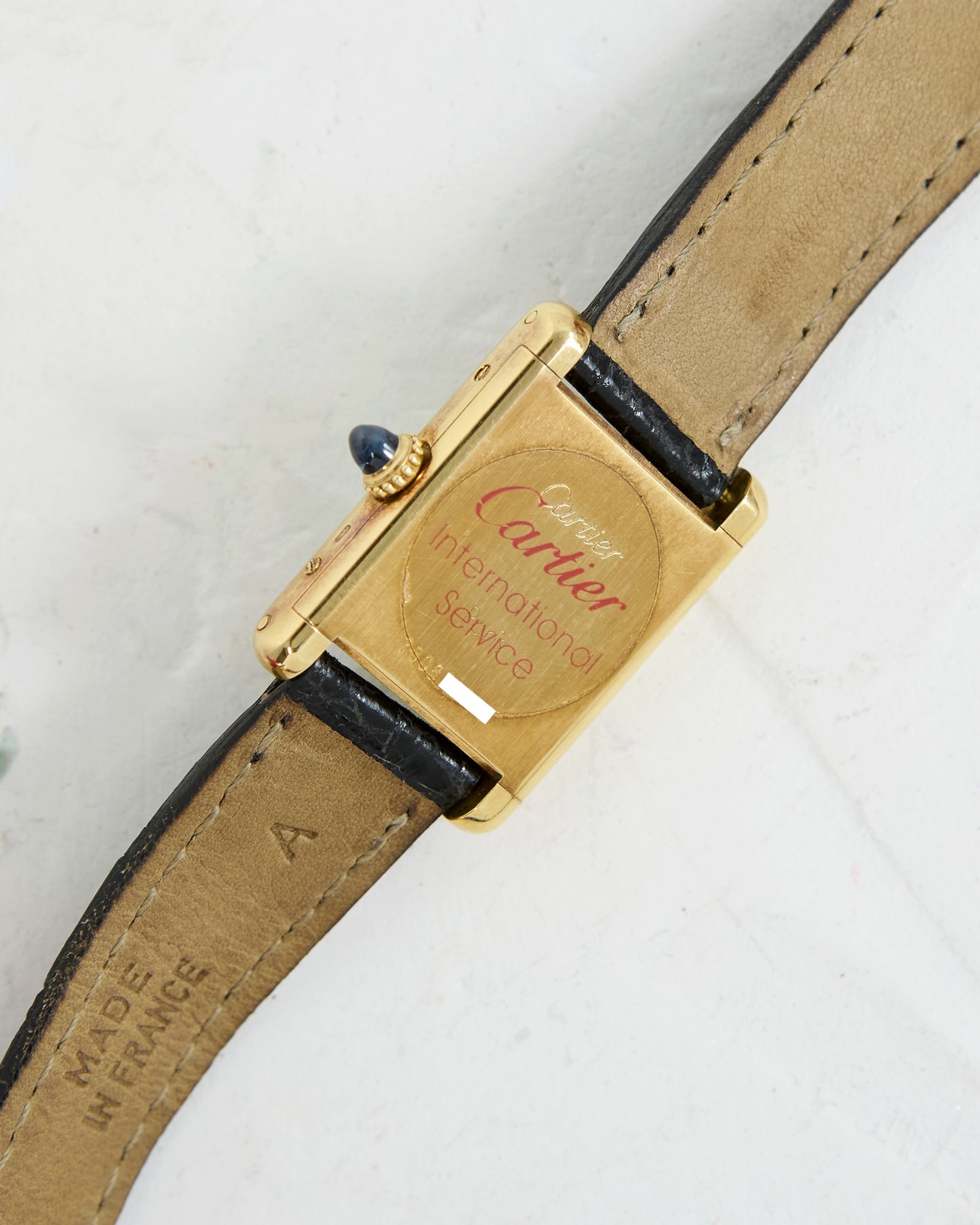 CARTIER TANK LOUIS PARIS DIAL IN YELLOW GOLD WITH DEPLOYANT CLASP
