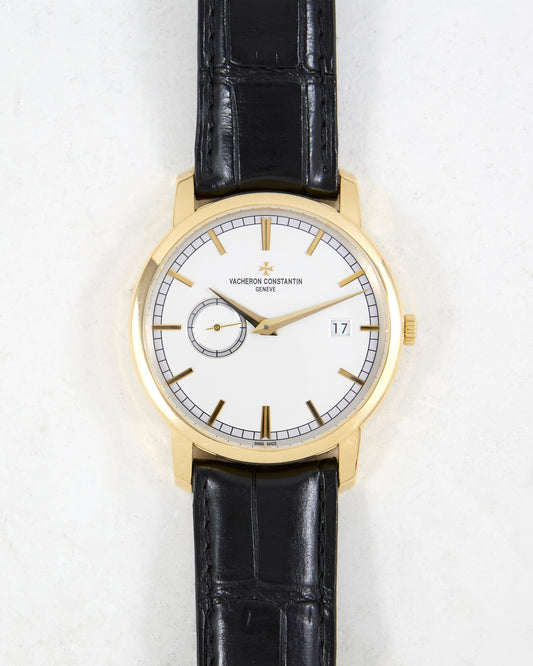 Vacheron Constantin Traditionnelle 87172 in Yellow Gold Case on Leather Strap and Buckle