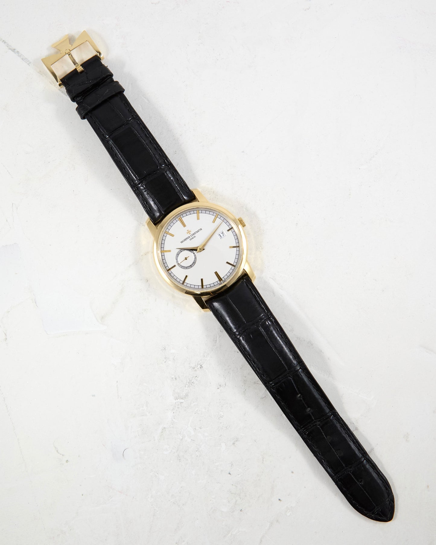 Vacheron Constantin Traditionnelle 87172 in Yellow Gold Case on Leather Strap and Buckle