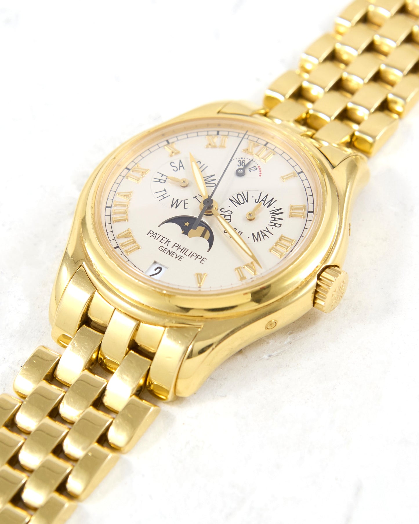 Patek Philippe Annual Calendar 5036J in Yellow Gold Case and Bracelet