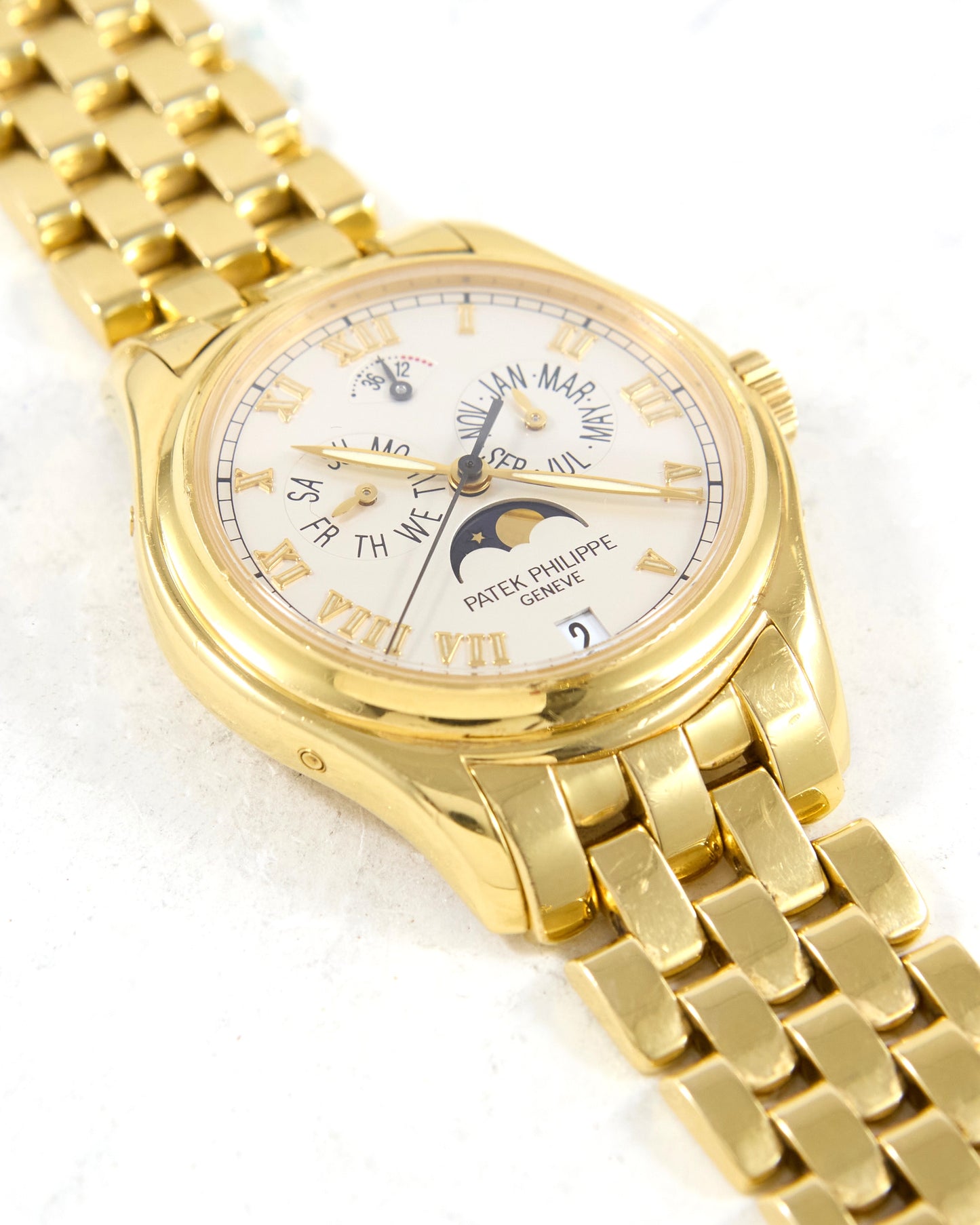 Patek Philippe Annual Calendar 5036J in Yellow Gold Case and Bracelet