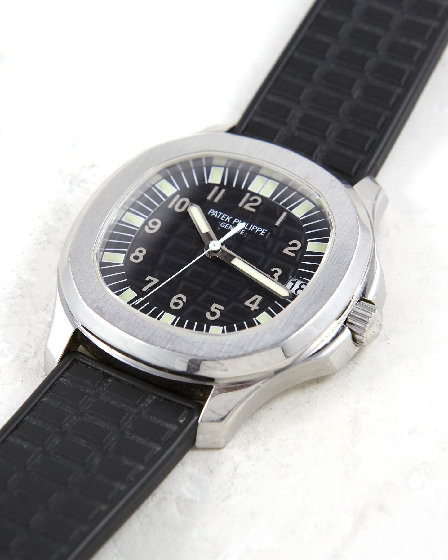 Patek Philippe Aquanaut 5065A in Steel Case on Rubber Strap