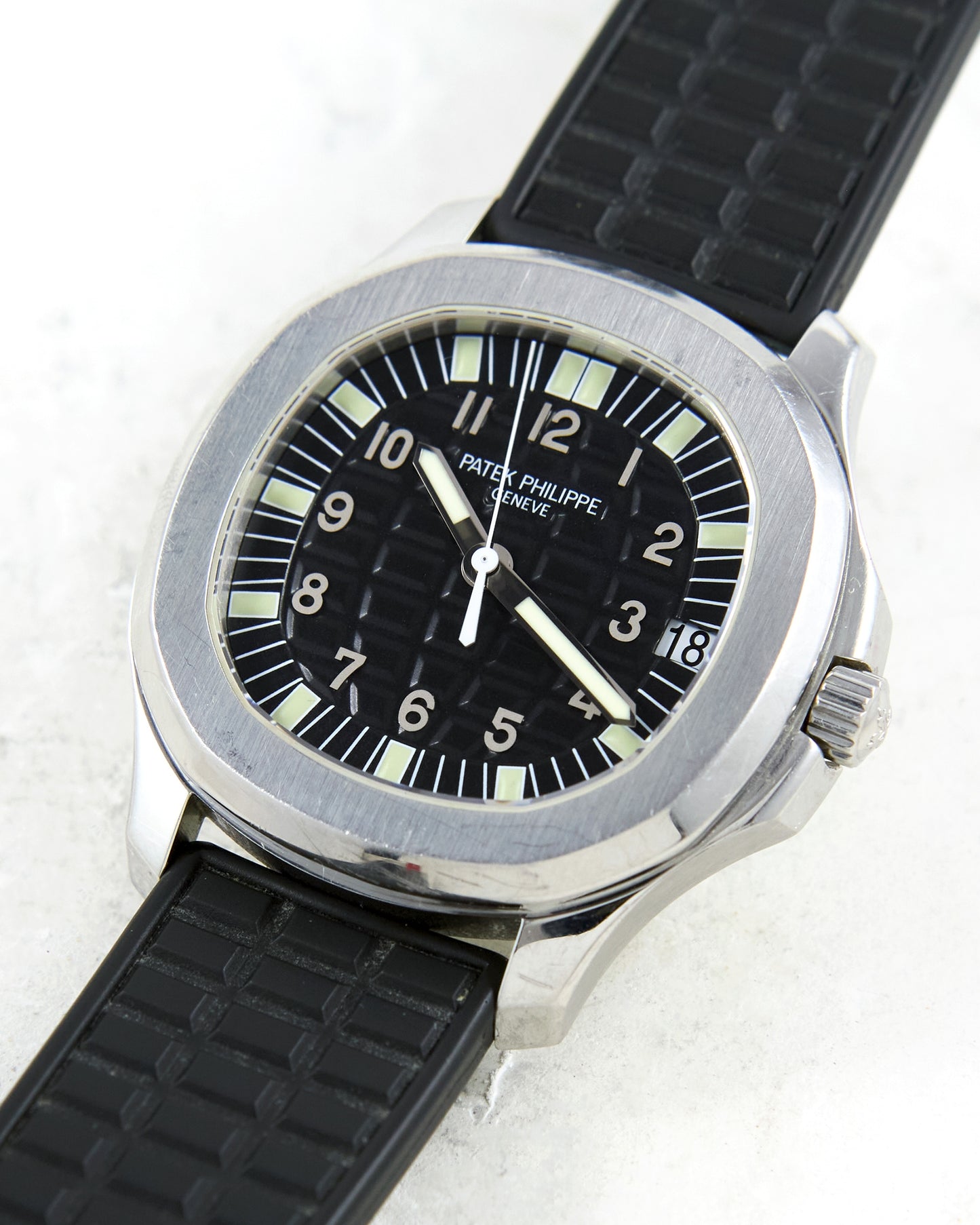 Patek Philippe Aquanaut 5065A in Steel Case on Rubber Strap