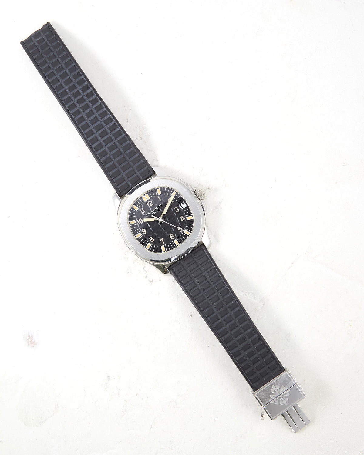 Patek Philippe Aquanaut 5065a in Steel Case on Rubber Strap