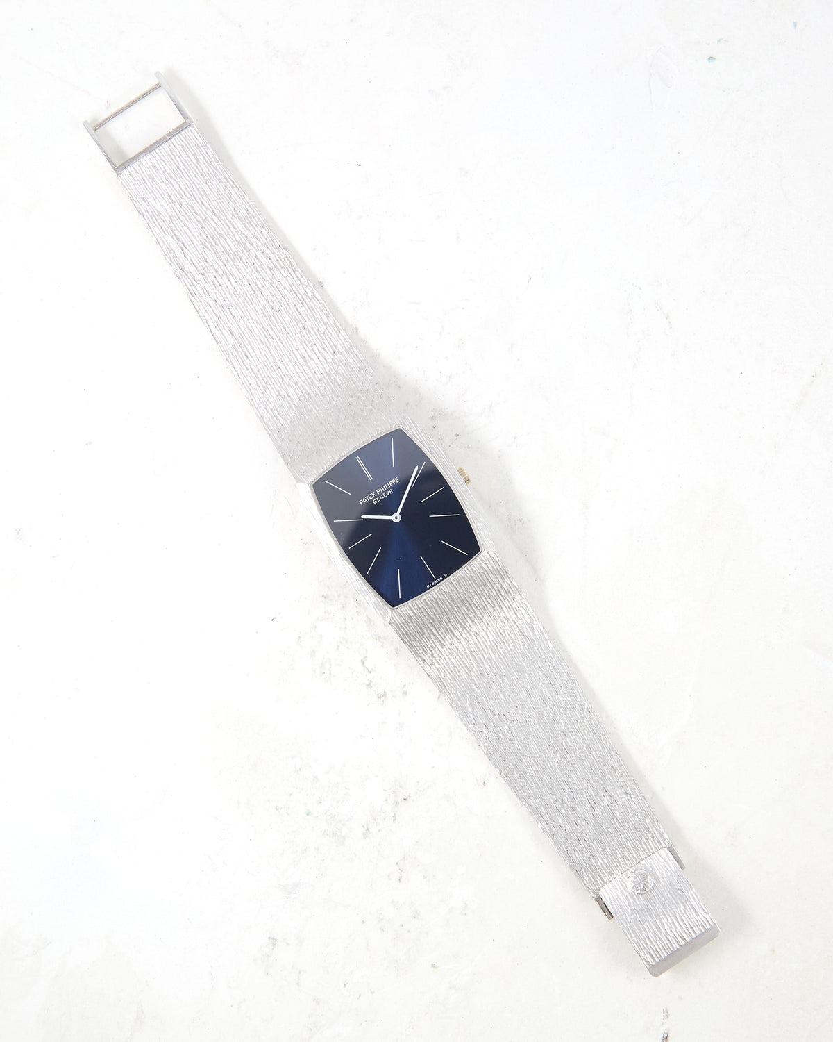 Patek Philippe Gondolo 3528/3 Blue Dial in White Gold Case and Bracelet