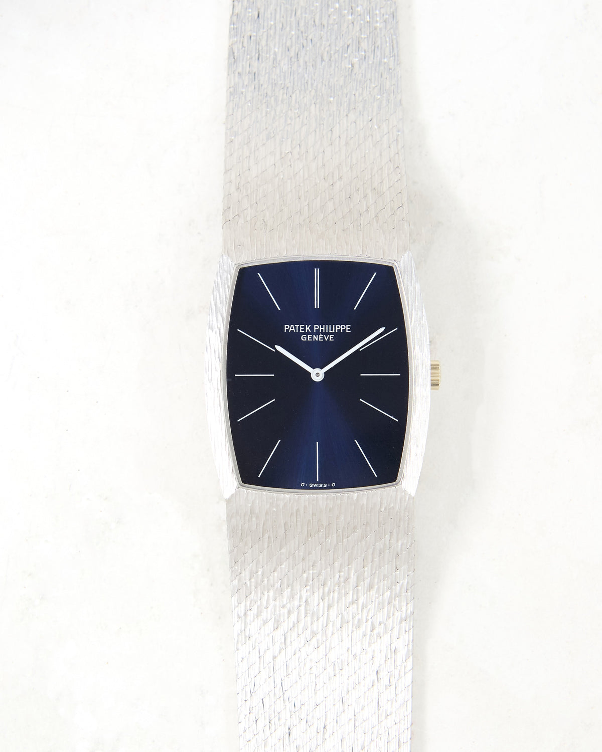 Patek Philippe Gondolo 3528/3 Blue Dial in White Gold Case and Bracelet