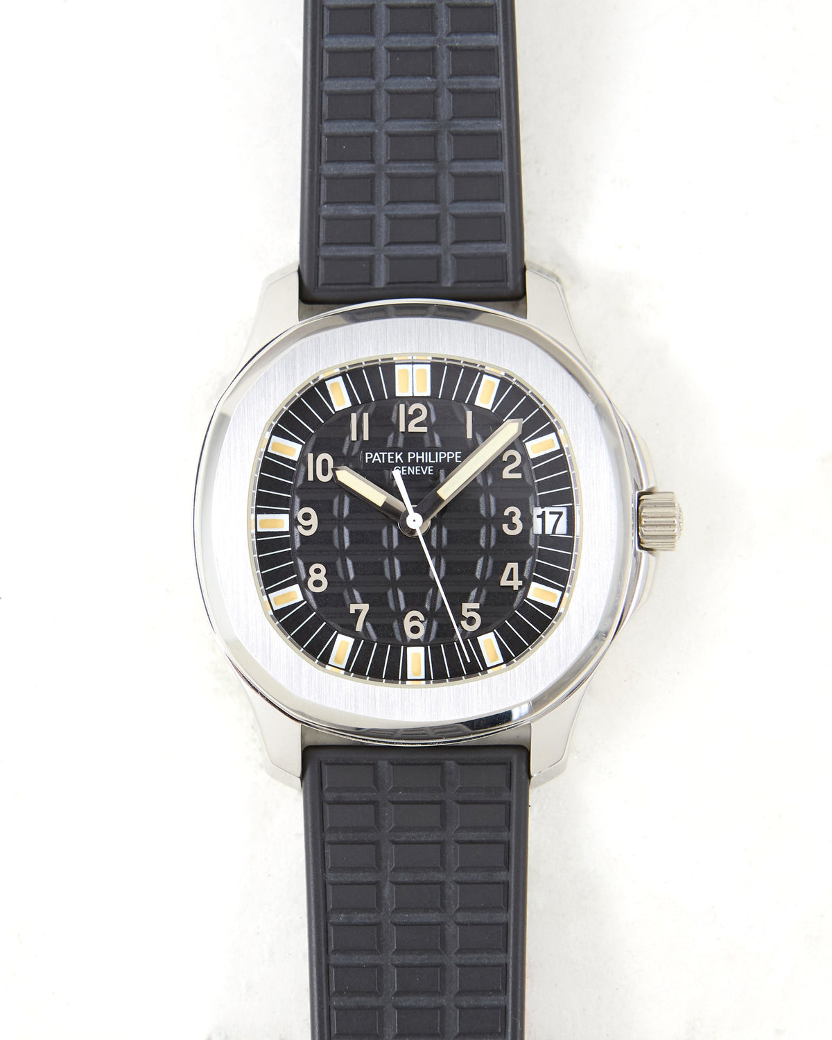 Patek Philippe Aquanaut 5065a in Steel Case on Rubber Strap