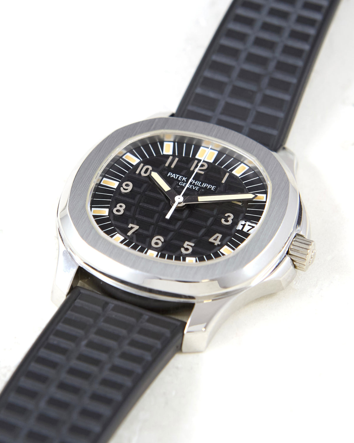 Patek Philippe Aquanaut 5065a in Steel Case on Rubber Strap