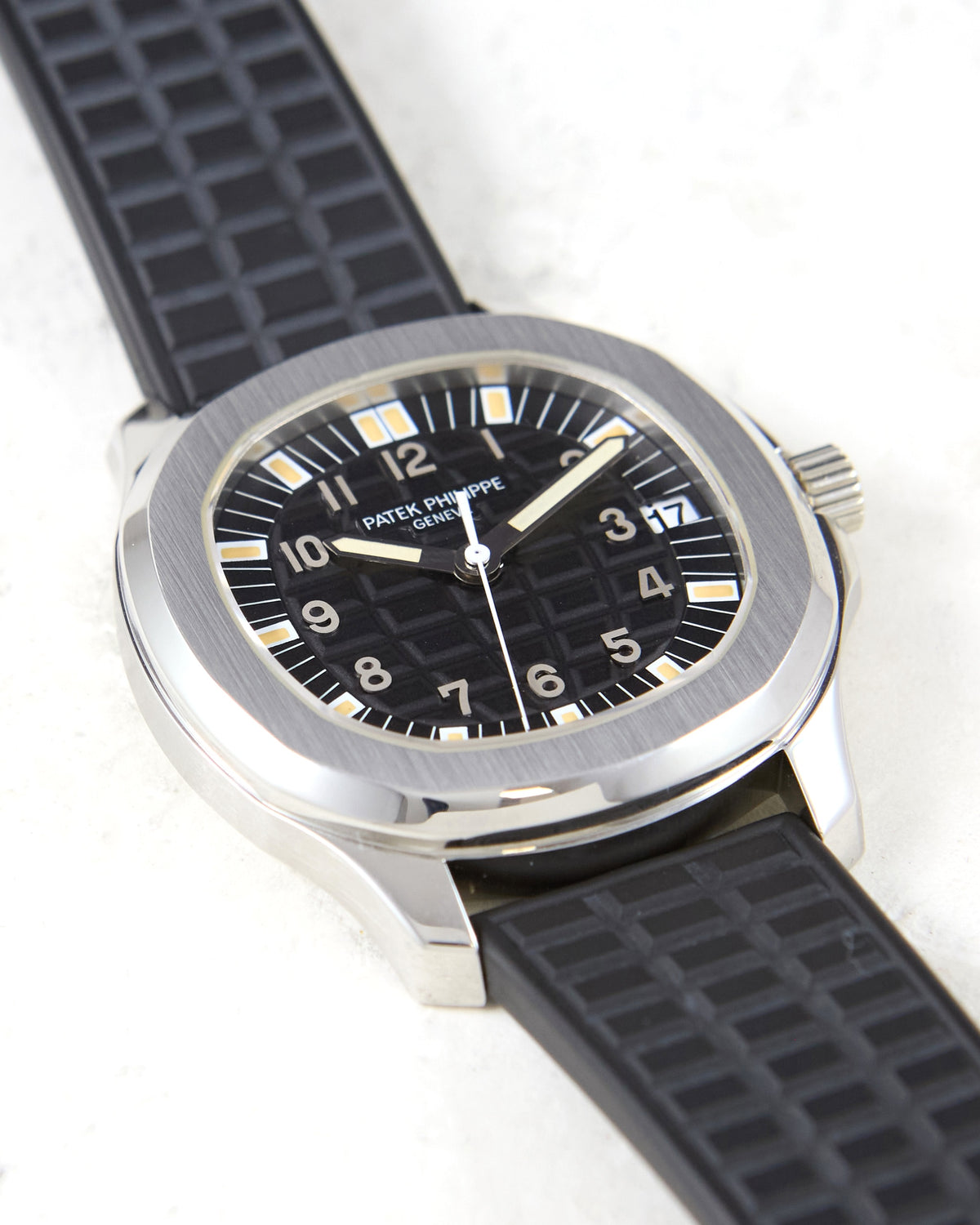 Patek Philippe Aquanaut 5065a in Steel Case on Rubber Strap