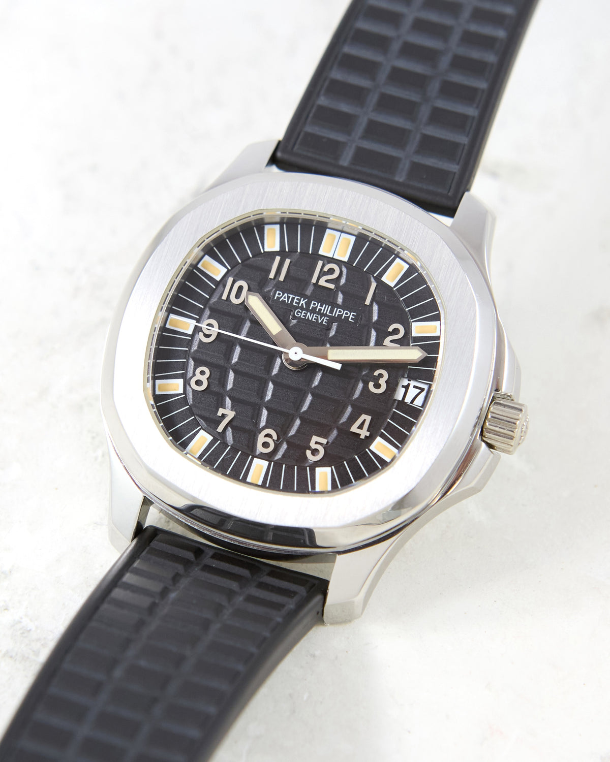 Patek Philippe Aquanaut 5065a in Steel Case on Rubber Strap