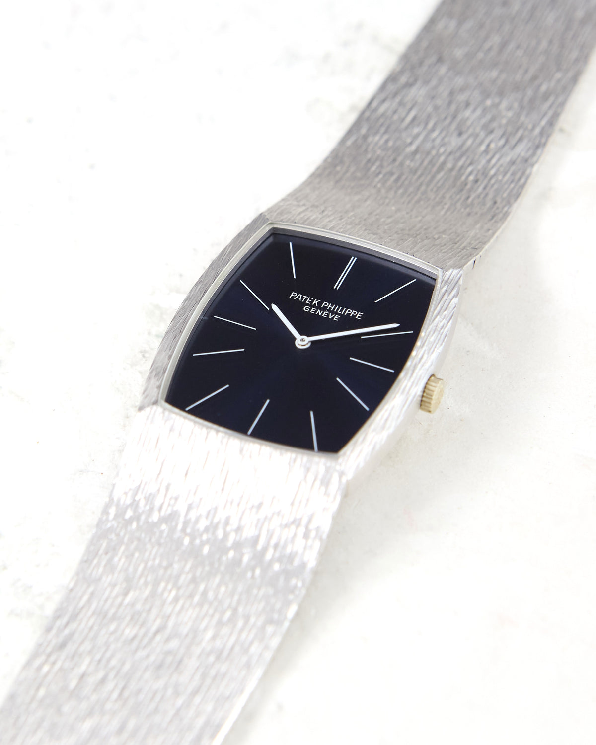 Patek Philippe Gondolo 3528/3 Blue Dial in White Gold Case and Bracelet