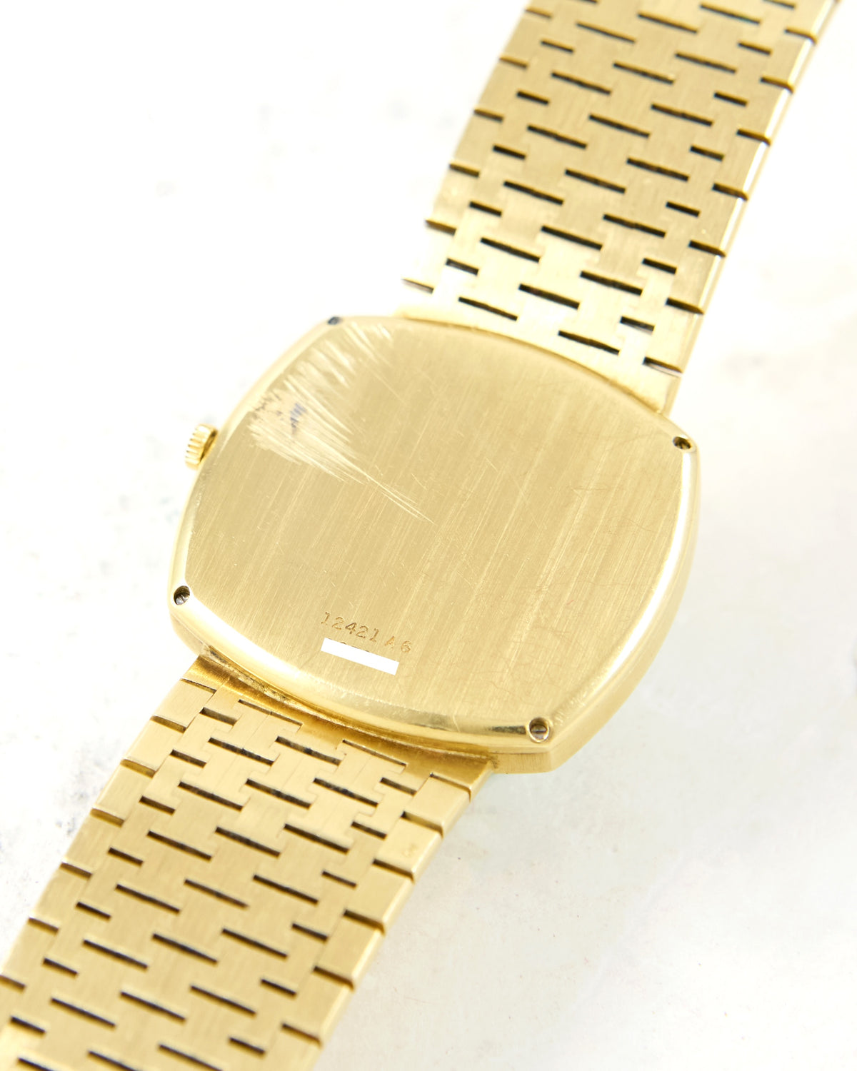 Piaget Automatic 12421 Tiger Eye Dial in Yellow Gold Case and Bracelet