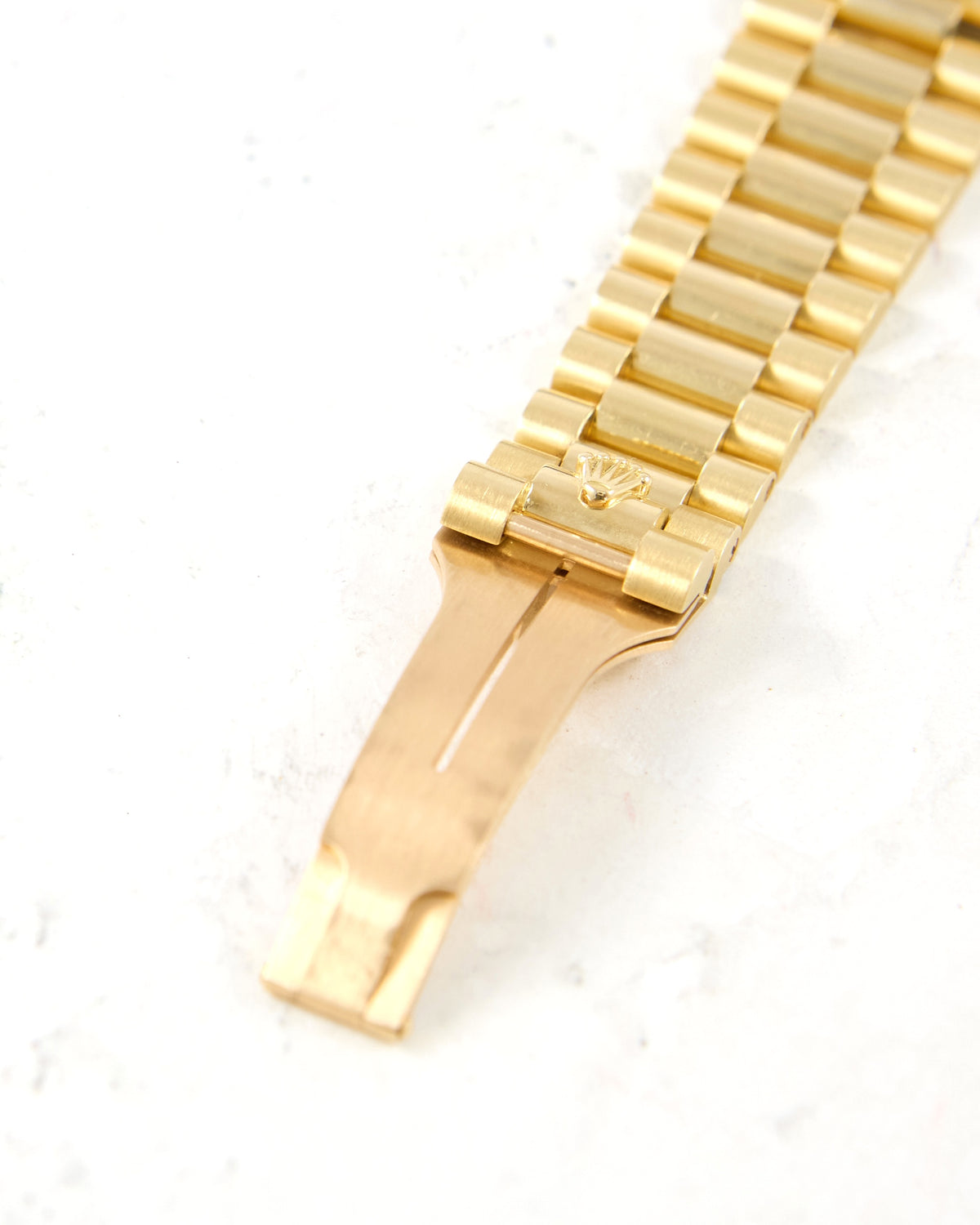 Rolex Day-Date 18038 Blue Diamond Index Dial in Yellow Gold Case and Bracelet