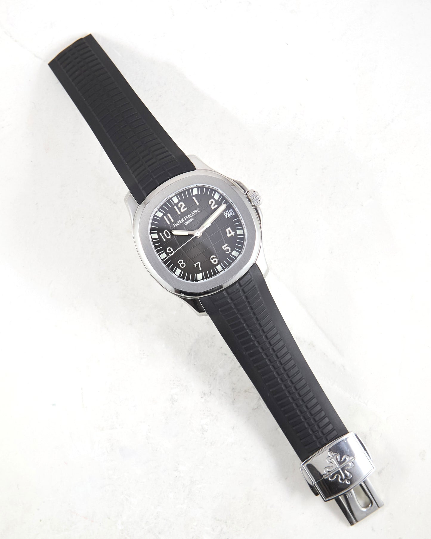 Patek Philippe Aquanaut 5165A in Steel Case on Rubber Strap