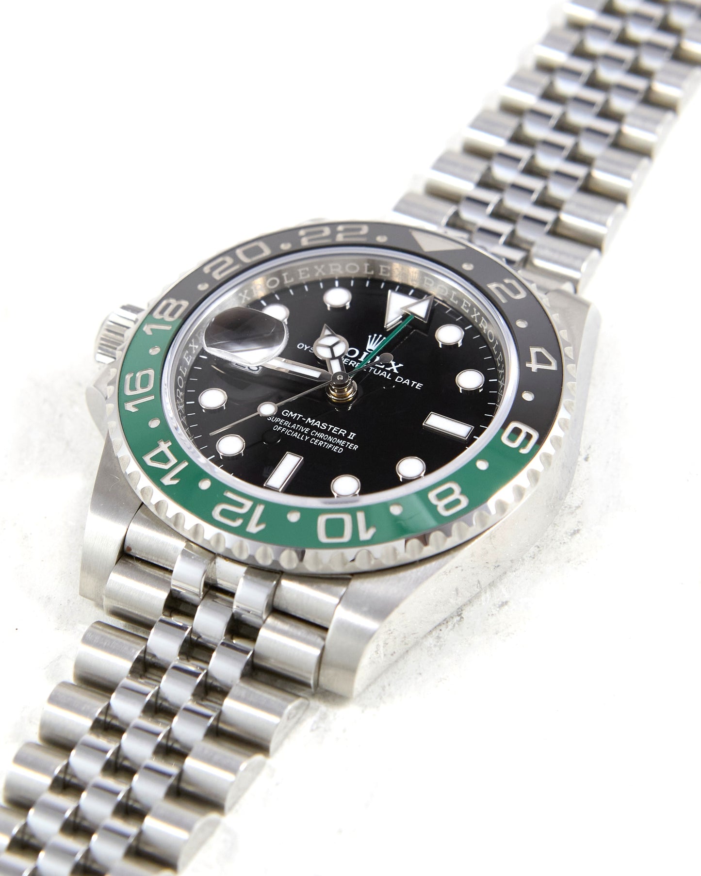 Rolex GMT-Master II 126710VTNR "Sprite" on Jubilee Bracelet with Box & Papers