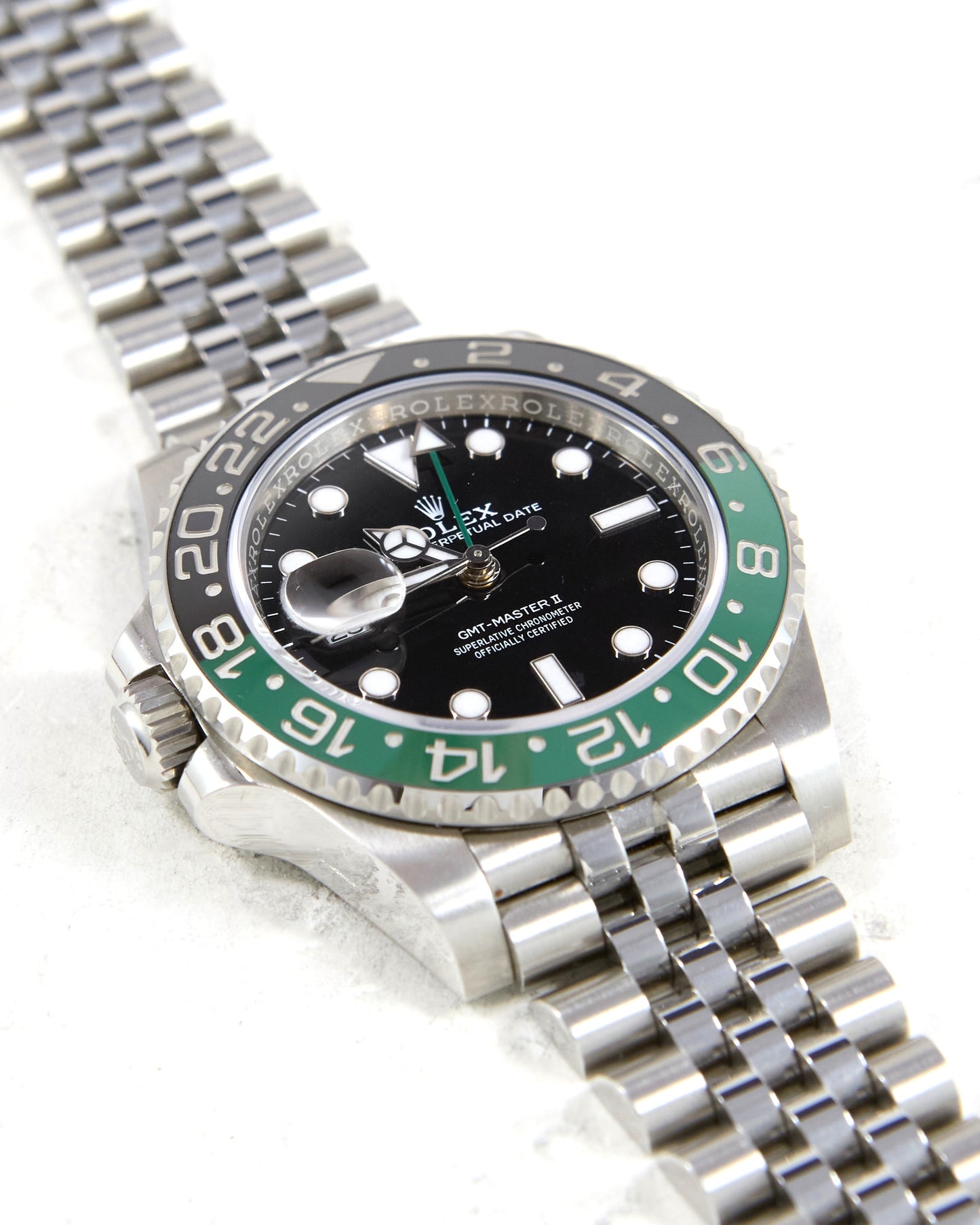 Rolex GMT-Master II 126710VTNR "Sprite" on Jubilee Bracelet with Box & Papers