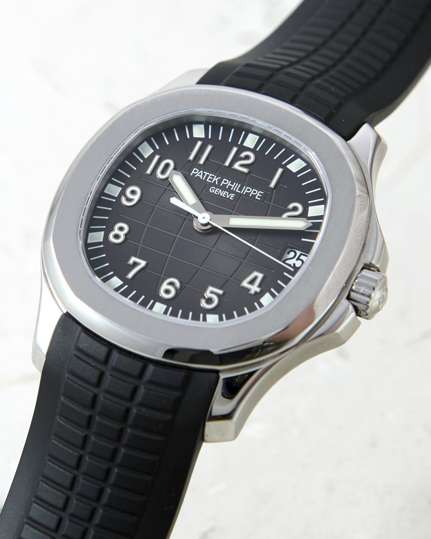 Patek Philippe Aquanaut 5165A in Steel Case on Rubber Strap