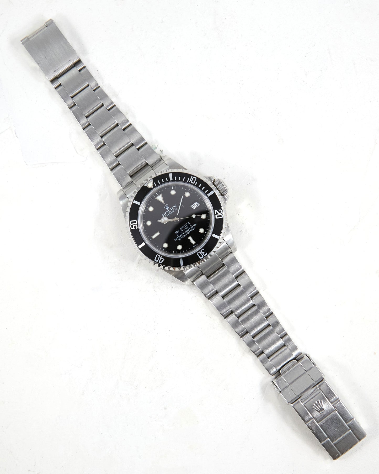 Rolex Sea-Dweller 16600 "Swiss Only" on Oyster Bracelet with Box & Papers