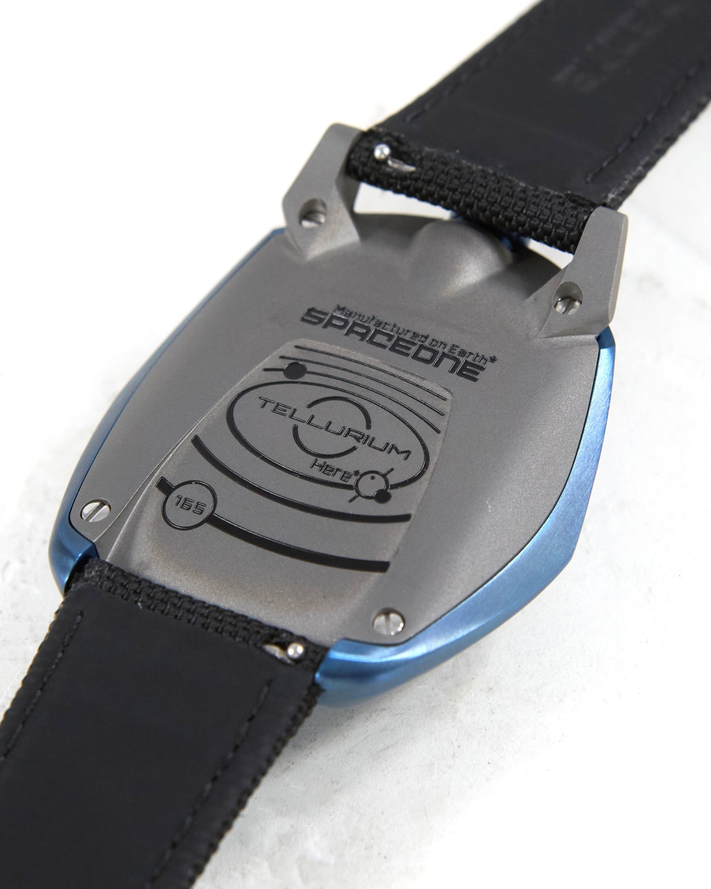 Spaceone Blue Tellurium Aventurine Dial in Titanium Case with Box & Papers - Limited Edition 200 Made