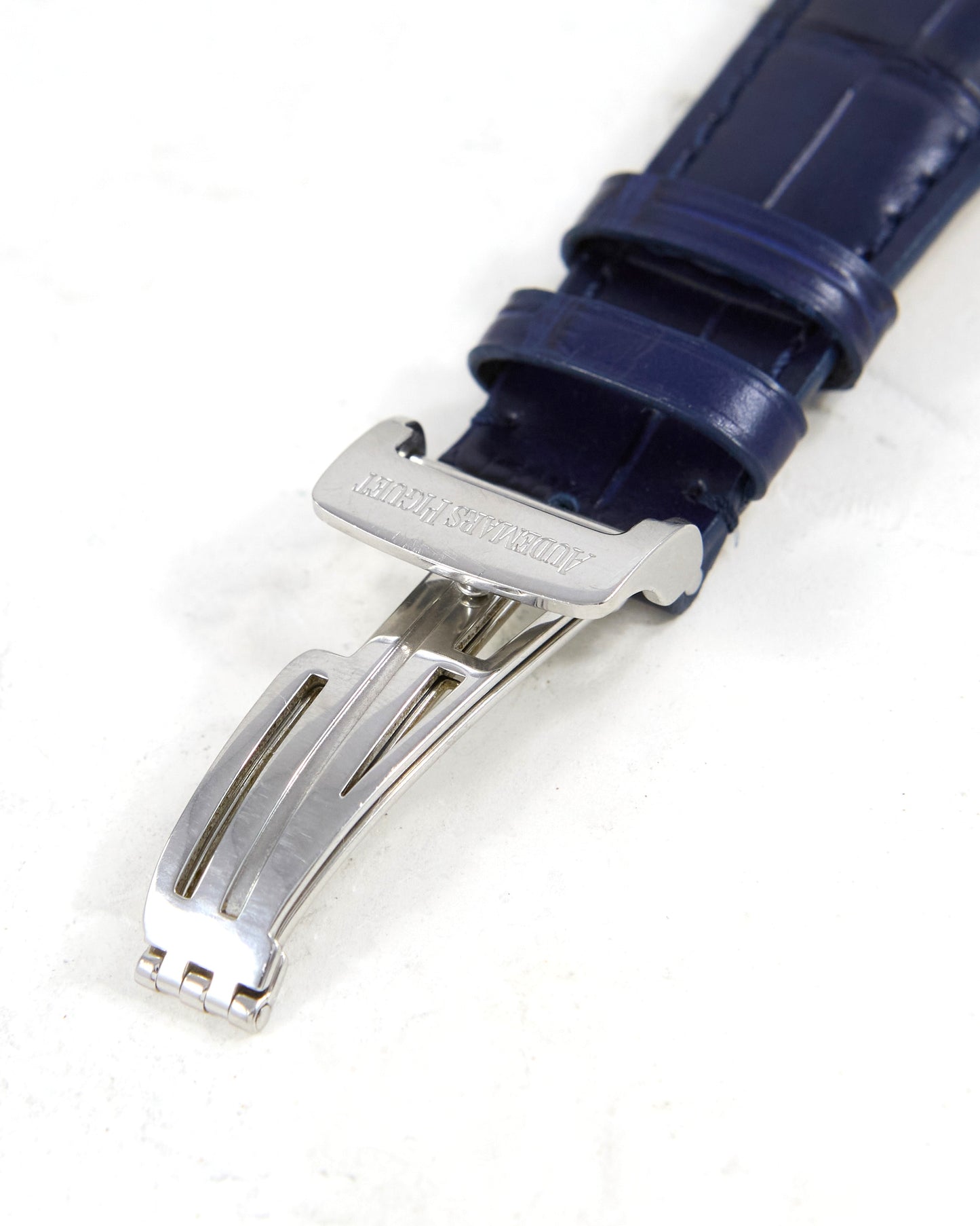 Audemars Piguet Millenary 15350ST in Steel Case on Leather Strap and Deployant Buckle