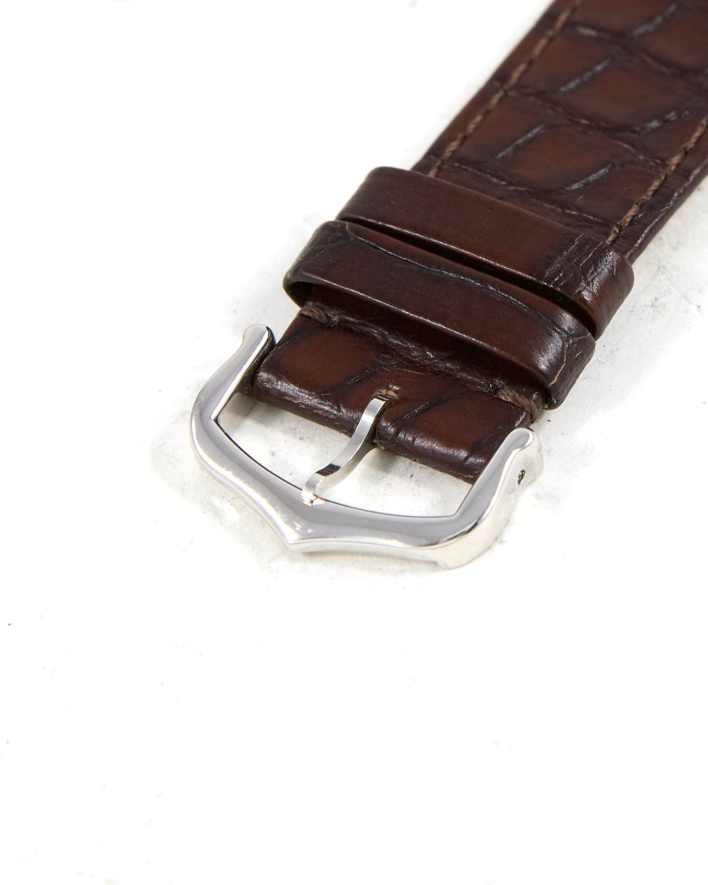 Cartier Santos Dumont XL Limited Edition 200 Red Jasper Numerals and Ruby Cabochon in Platinum with Box & Papers