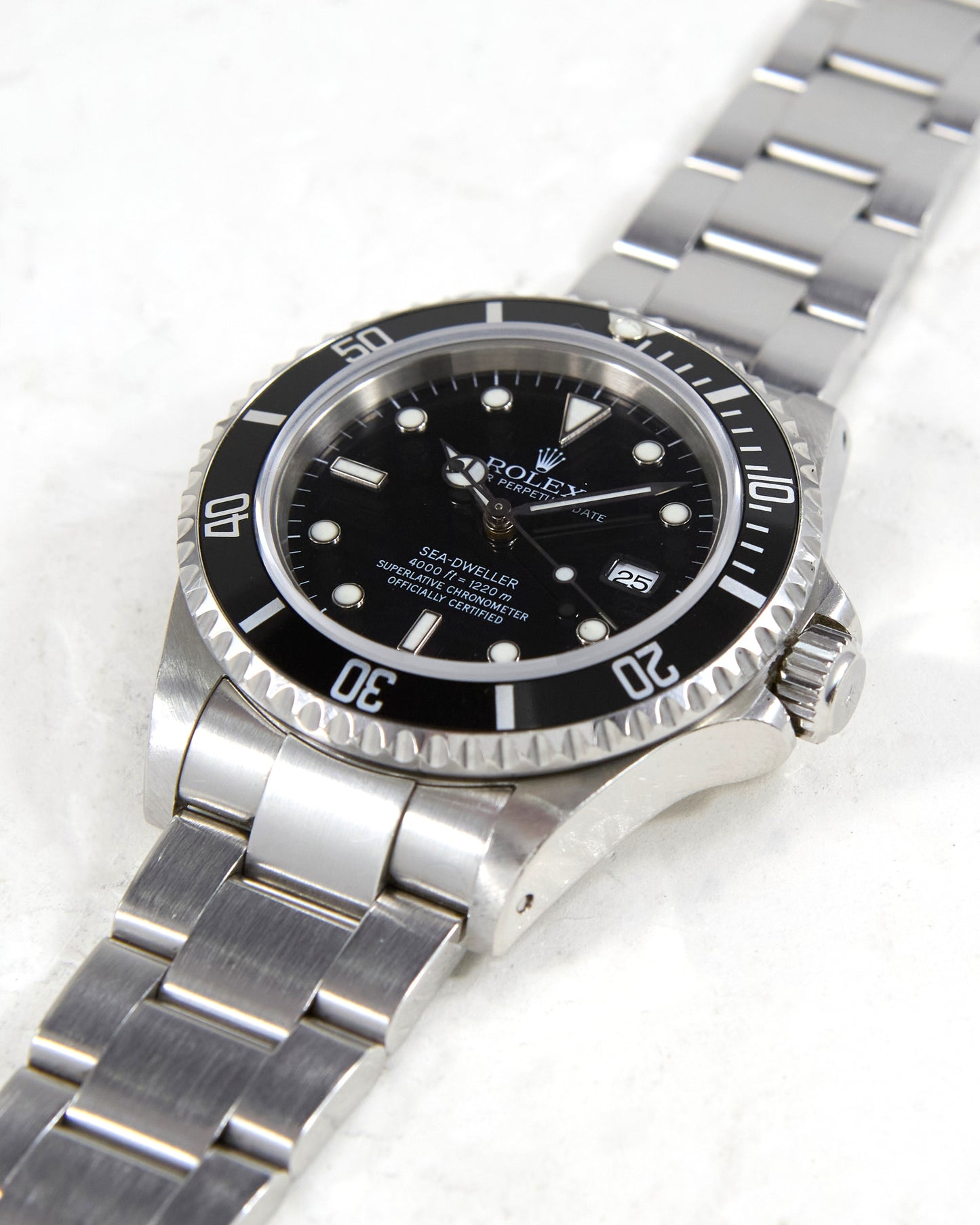 Rolex Sea-Dweller 16600 "Swiss Only" on Oyster Bracelet with Box & Papers