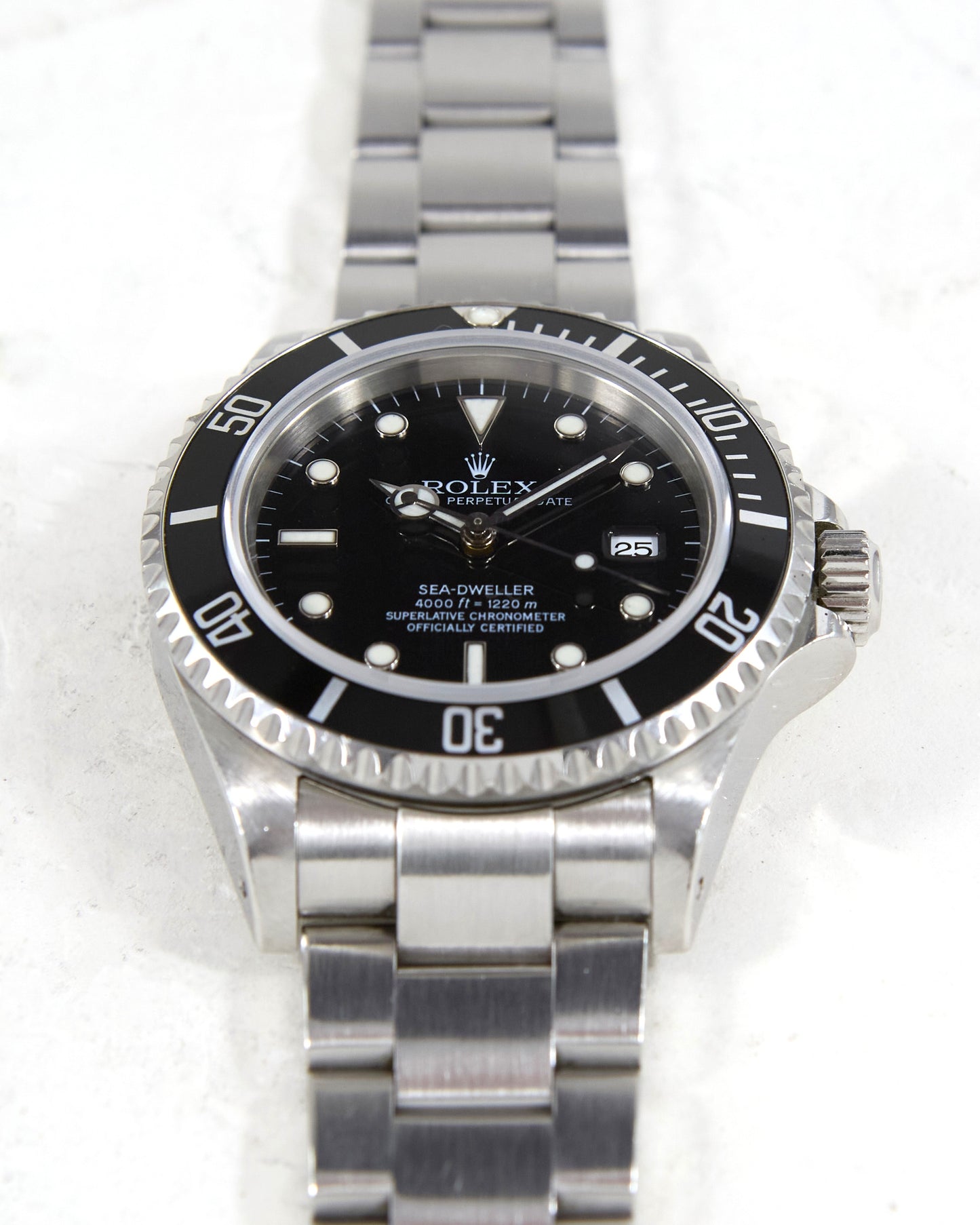 Rolex Sea-Dweller 16600 "Swiss Only" on Oyster Bracelet with Box & Papers