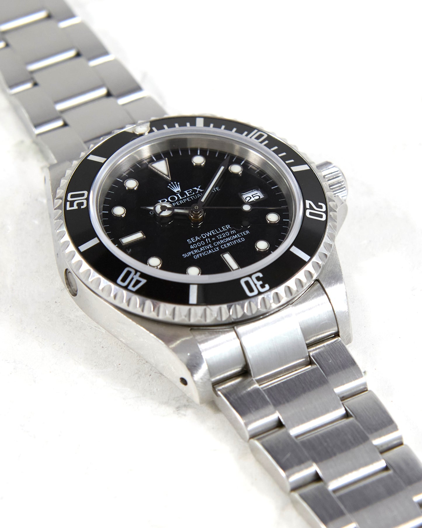 Rolex Sea-Dweller 16600 "Swiss Only" on Oyster Bracelet with Box & Papers