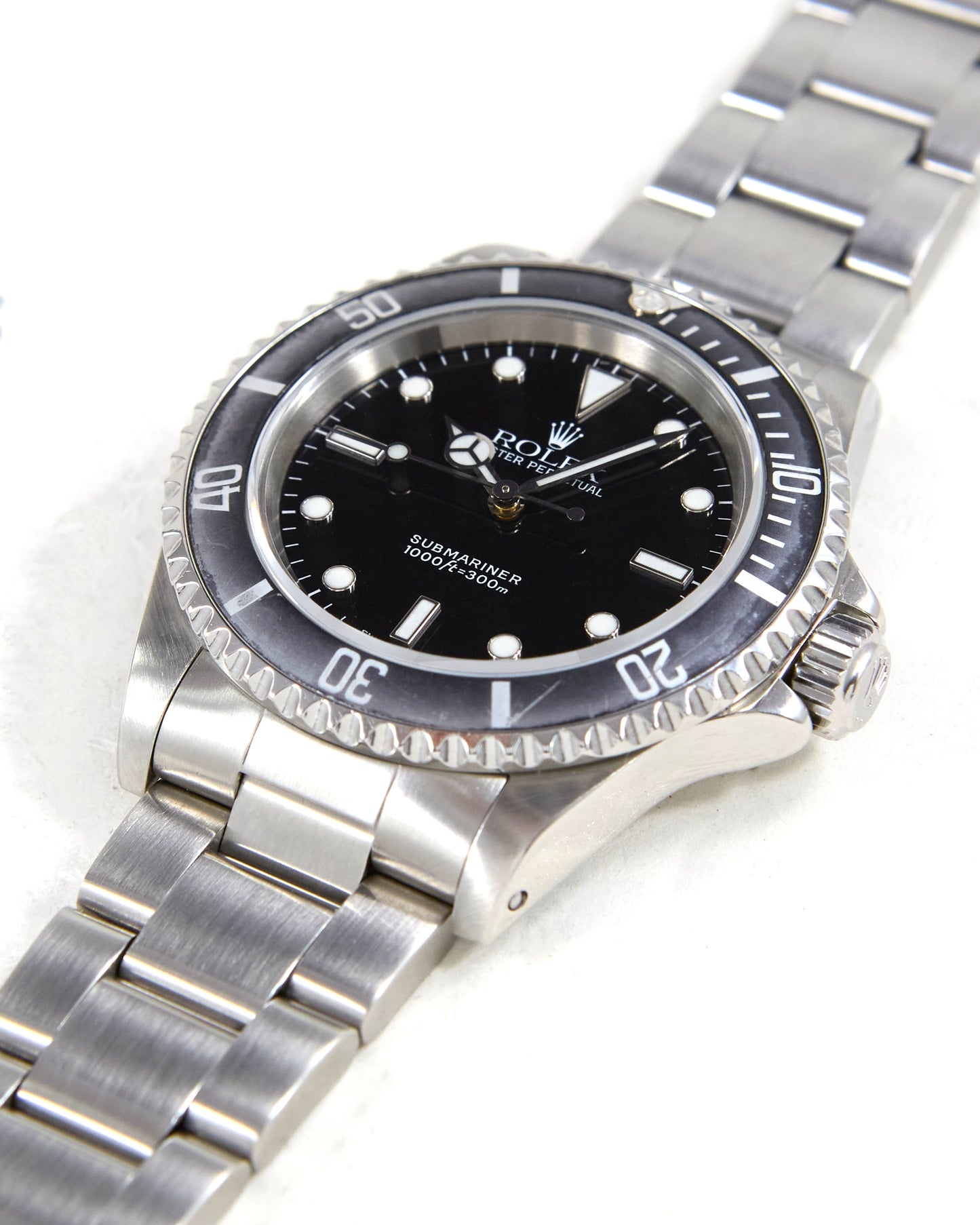 Rolex Submariner 14060 Faded Bezel on Oyster Bracelet with Box & Papers