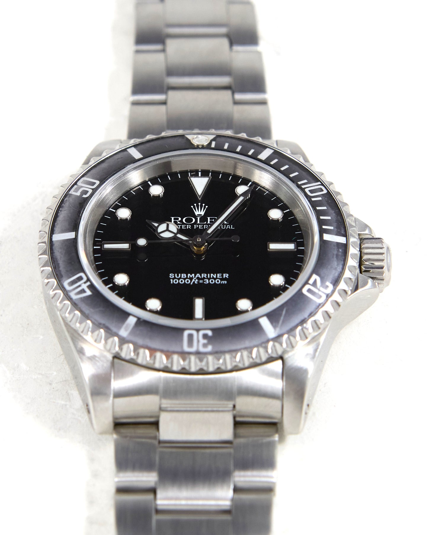 Rolex Submariner 14060 Faded Bezel on Oyster Bracelet with Box & Papers