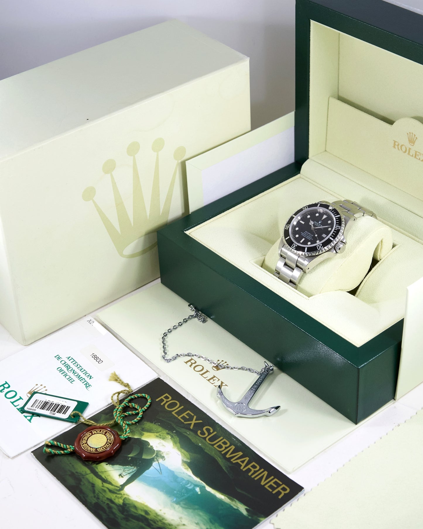 Rolex Sea-Dweller 16600 "Swiss Only" on Oyster Bracelet with Box & Papers