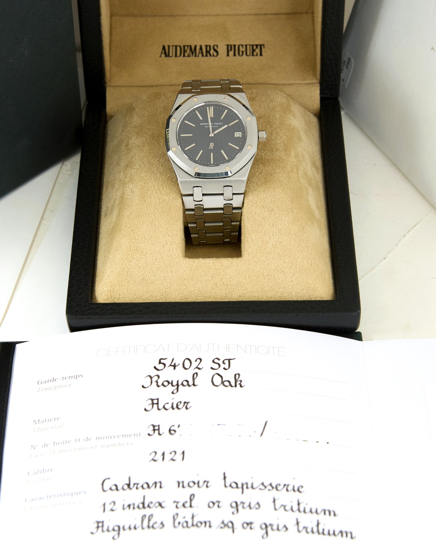 Audemars Piguet Royal Oak Jumbo 5402 "A-Series" Automatic in Steel with AP Box and Papers