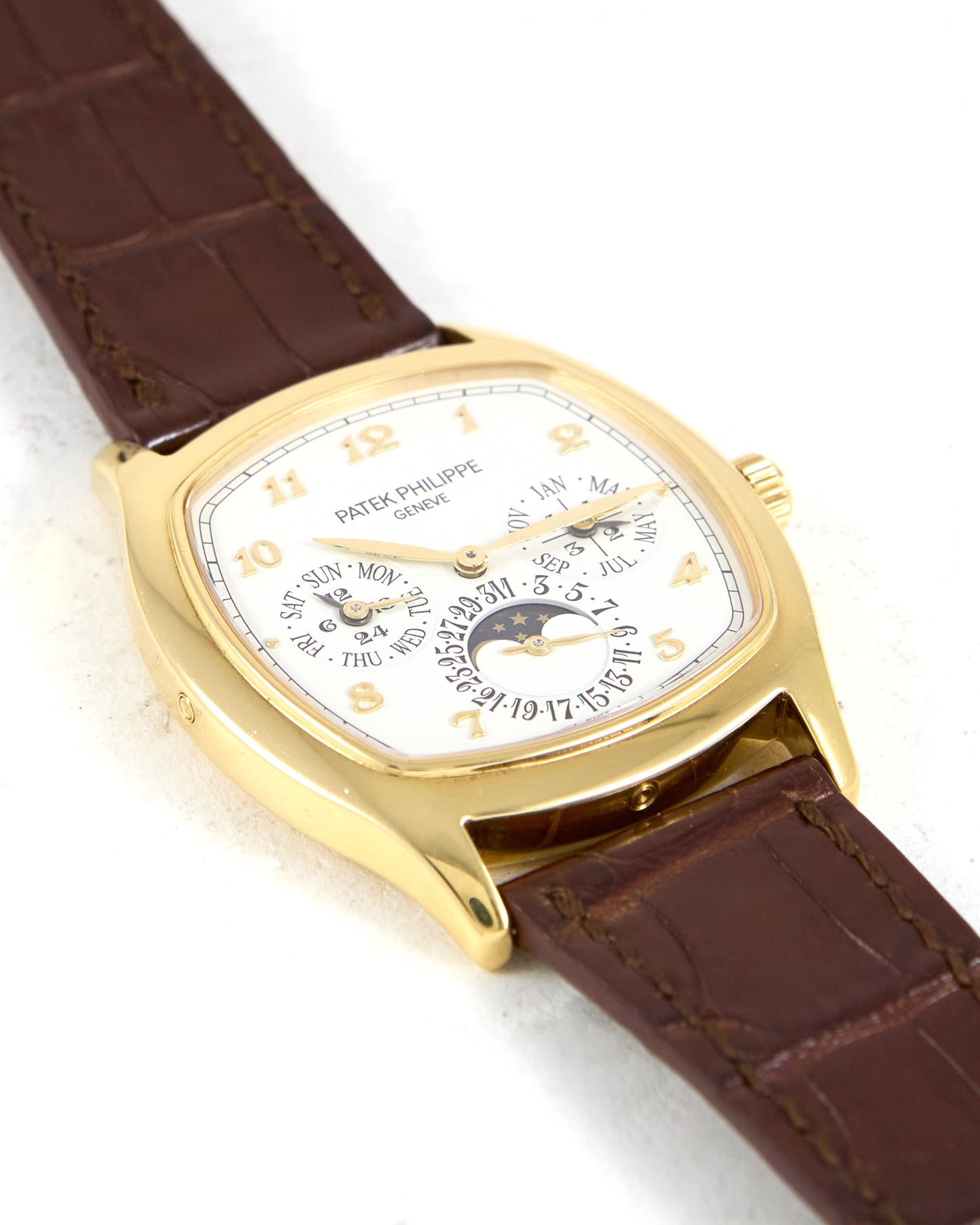 Patek Philippe Perpetual Calendar 5940 in Yellow Gold with Patek Strap and Buckle