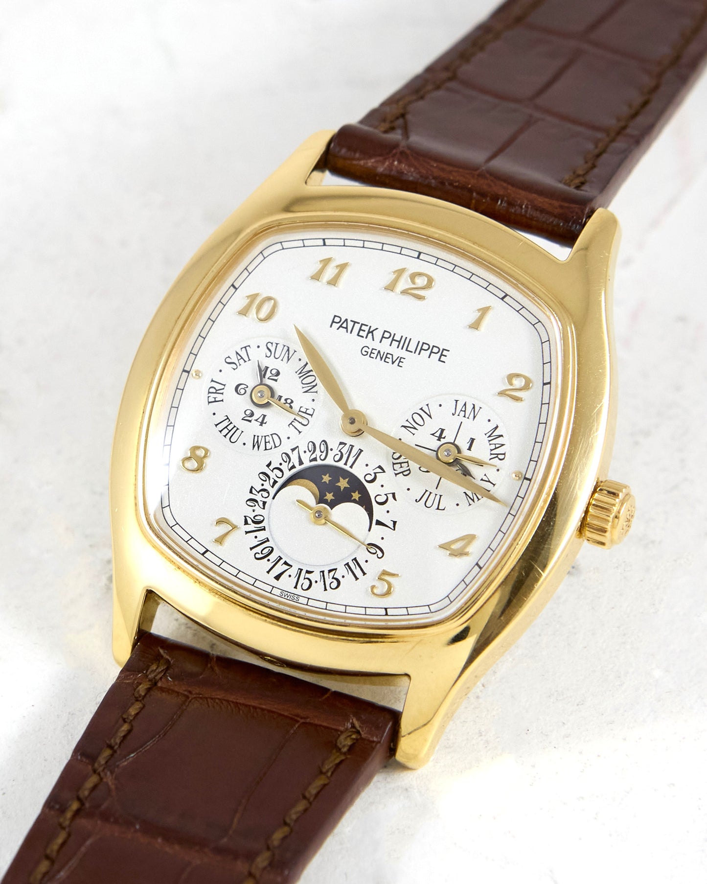 Patek Philippe Perpetual Calendar 5940 in Yellow Gold with Patek Strap and Buckle