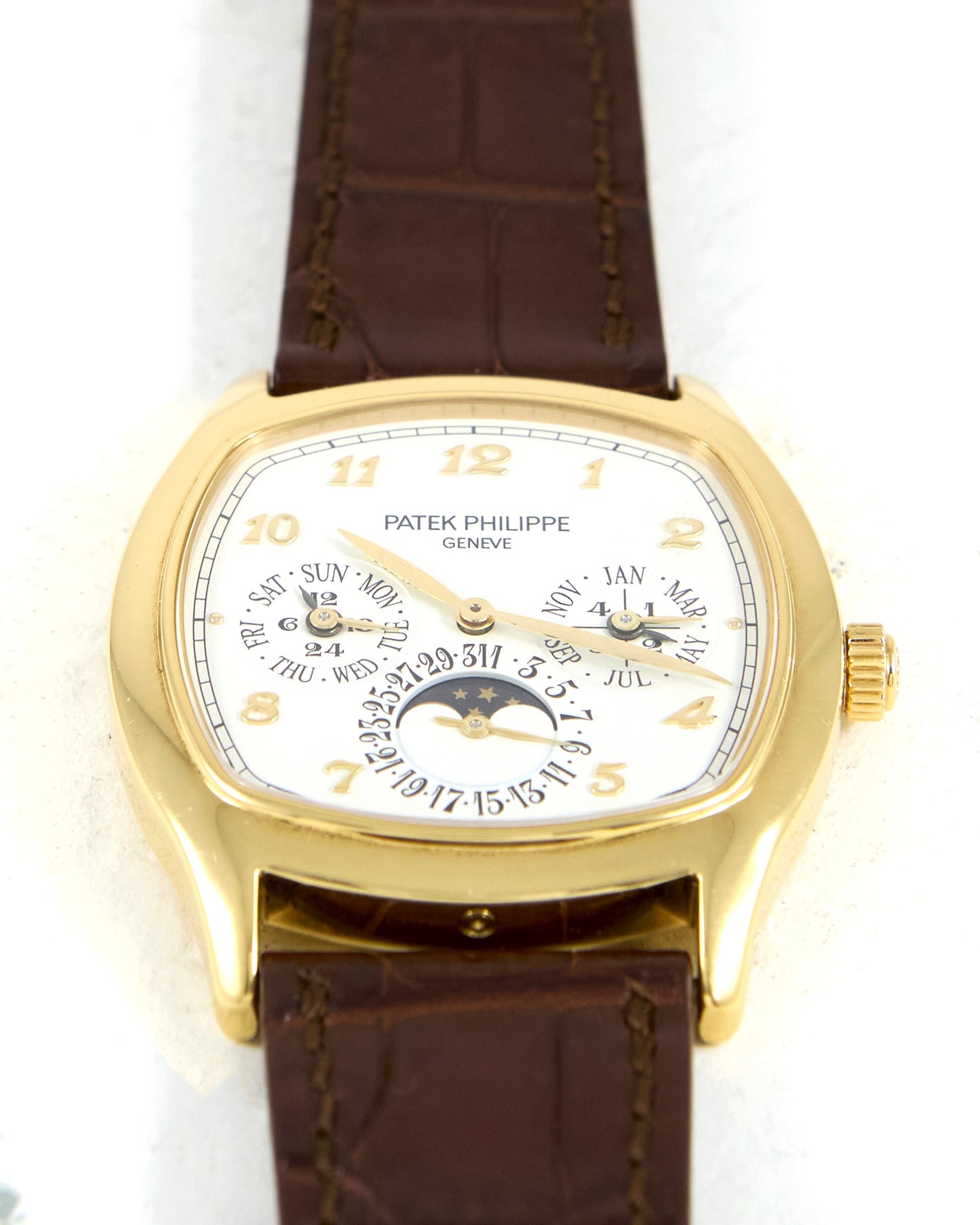 Patek Philippe Perpetual Calendar 5940 in Yellow Gold with Patek Strap and Buckle