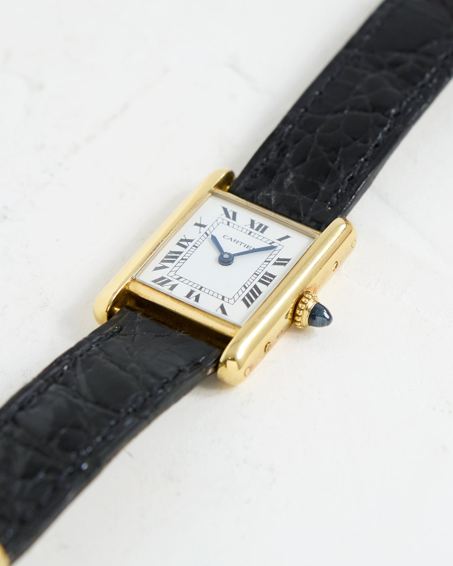 CARTIER TANK LOUIS PARIS DIAL IN YELLOW GOLD WITH DEPLOYANT CLASP