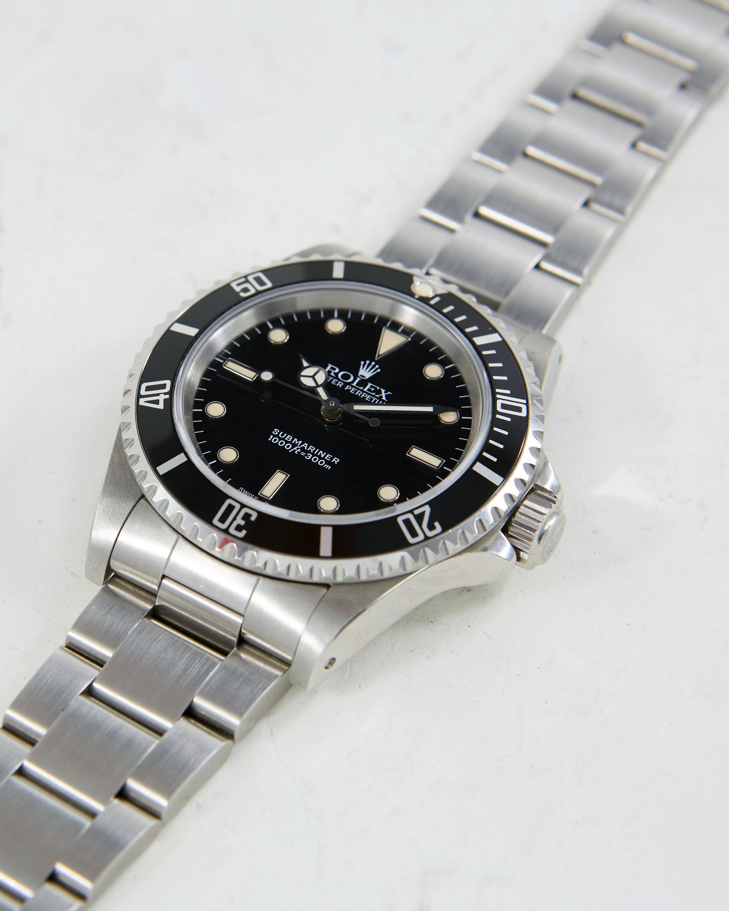 ROLEX SUBMARINER CREAMY MARKERS WITH PAPERS ON OYSTER BRACELET