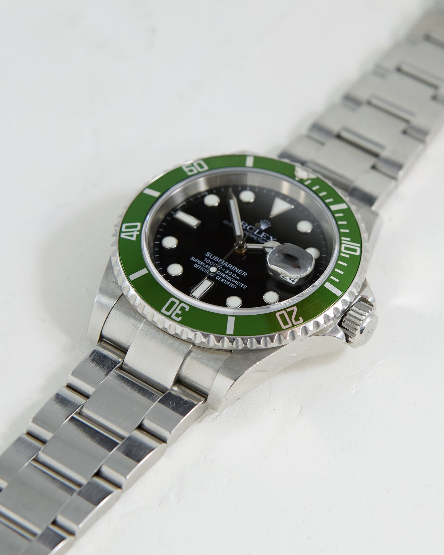 ROLEX SUBMARINER LIME GREEN KERMIT 50TH ANNIVERSARY WITH BOX & PAPERS