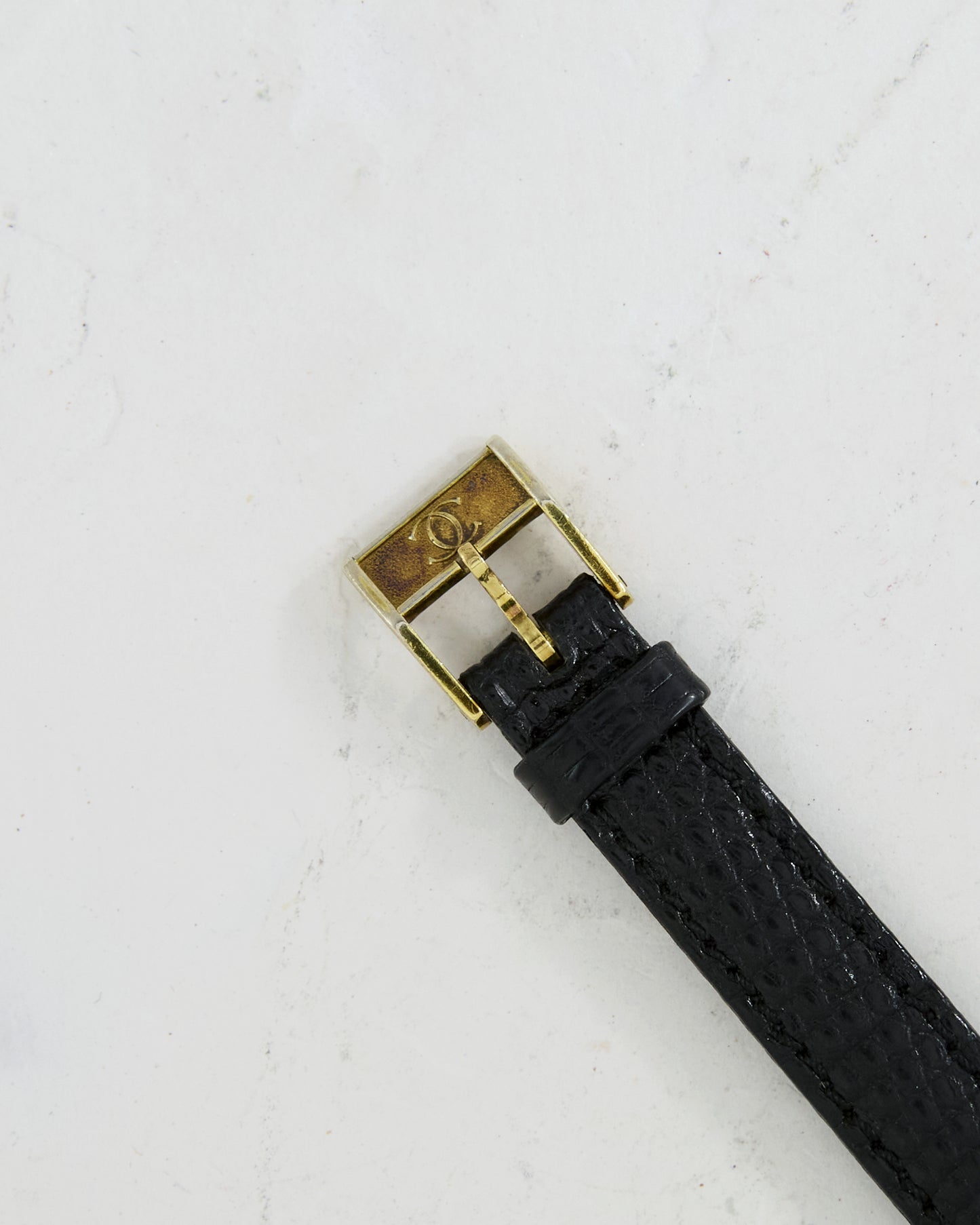 CARTIER BAIGNOIRE BREGUET NUMERAL DIAL ON SIGNED STRAP & BUCKLE