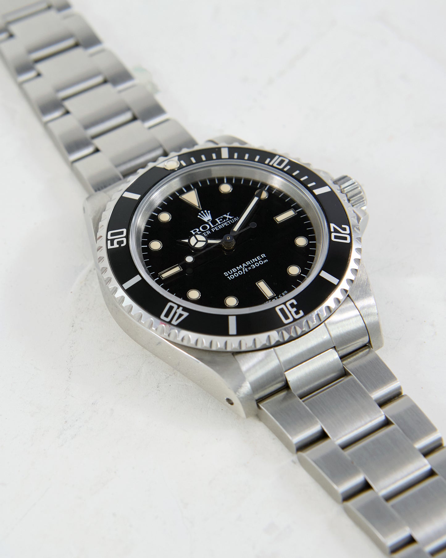 ROLEX SUBMARINER CREAMY MARKERS WITH PAPERS ON OYSTER BRACELET