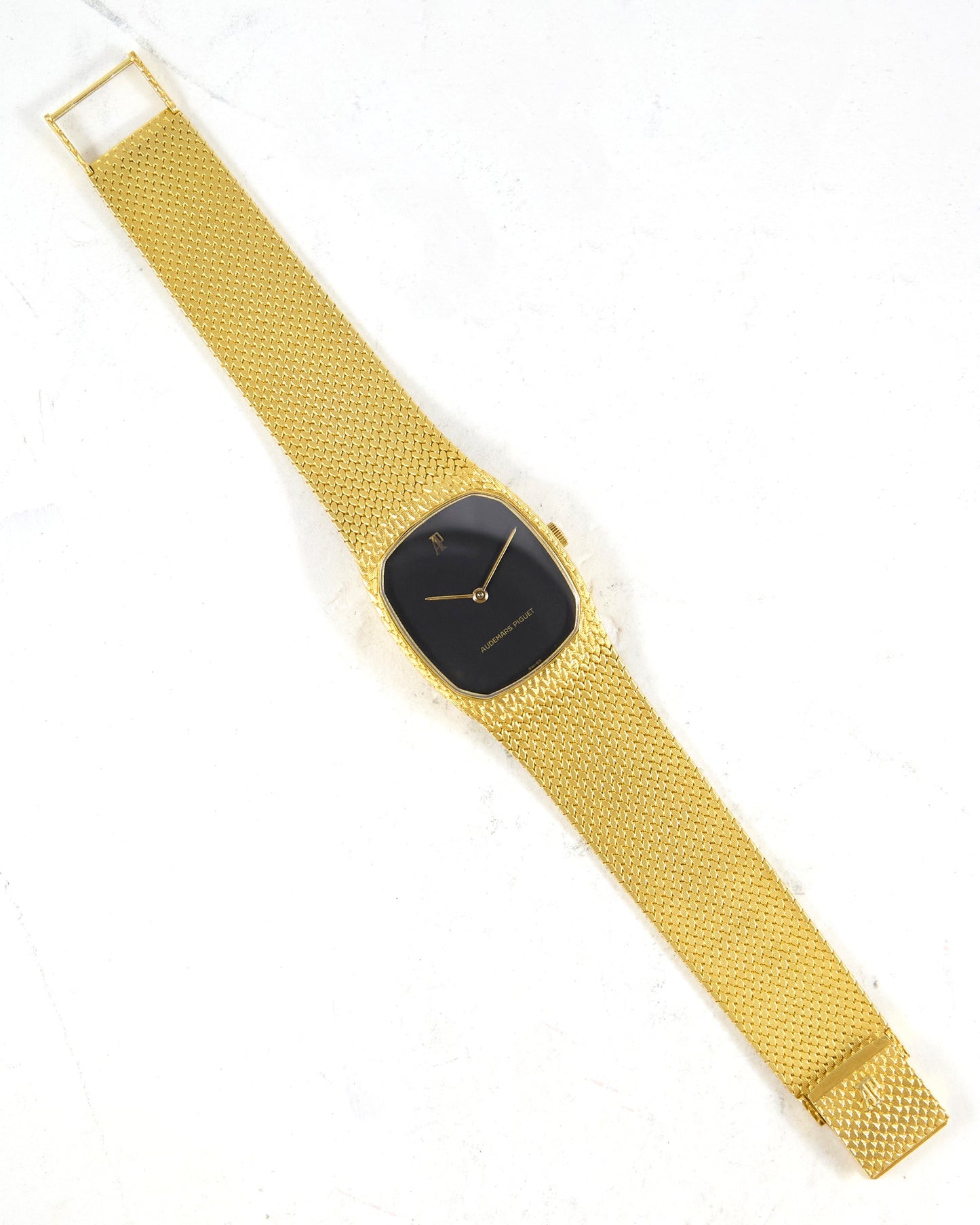 Audemars Piguet Cobra Black Matte Dial in Yellow Gold Case and Bracelet